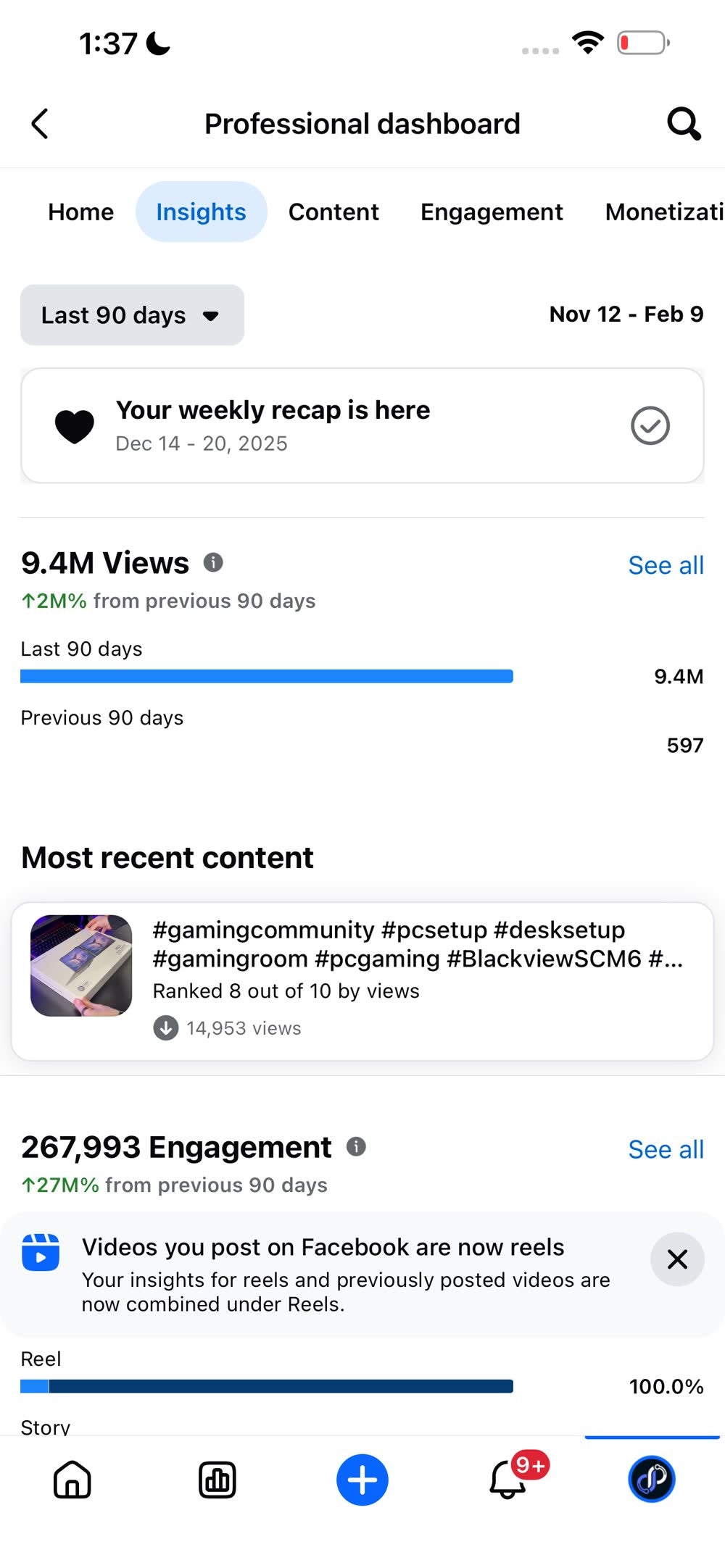 Facebook audience